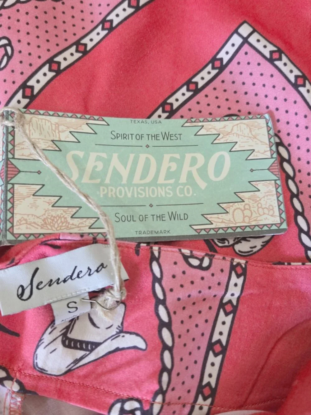 NWT Sendero Provisions Co sz 10 Pearla slip western skirt - Picture 5 of 6